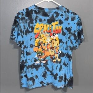 Space Jam tune squad Tie Dye Tshirt Boys‎ XL (18/20)